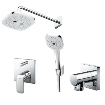 Bộ Sen Tắm Âm Tường TOTO TBG04304BA+TBW02004A+TBW02006A
