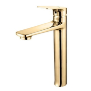 Vòi Chậu Lavabo Nóng Lạnh Thân Cao Mạ Vàng Clara CF-36352G