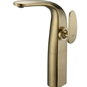 Vòi Chậu Lavabo Nóng Lạnh Mạ Vàng Xước Nhạt Clara CF-45352BMG