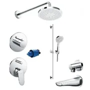 Bộ Sen Bồn Tắm Âm Tường TOTO TBS04304B/TBW01003A/TBW01008A/TBS03001B/TBV01103B