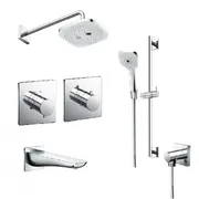 Bộ Sen Bồn Tắm Nhiệt Độ Âm Tường TOTO TBV02401B+TBV02102B+TBW02004A+TBW02006A+TBW02012B+TBG02001B