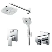 Bộ Sen Tắm Âm Tường TOTO TBG04304BA+TBW02004A+TBW02006A