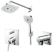 Bộ Sen Tắm Âm Tường TOTO TBP02302BA+TBW02004A+TBW02006A