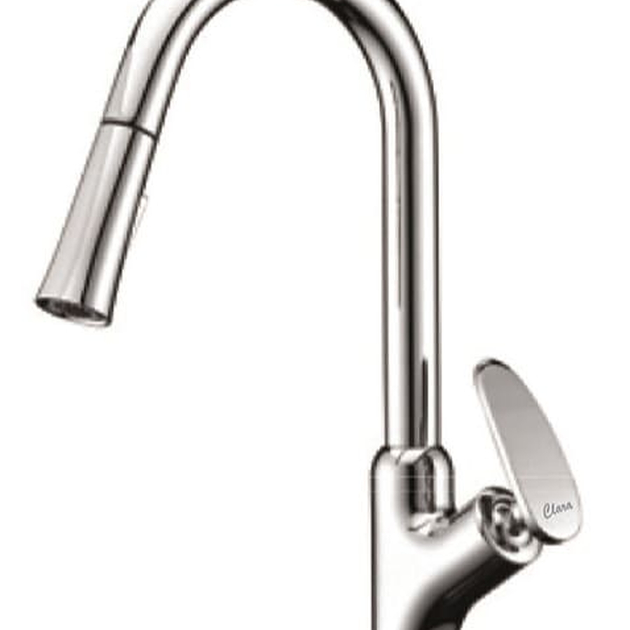 Vòi chậu rửa bát dây rút nóng lạnh Clara CF-45354B