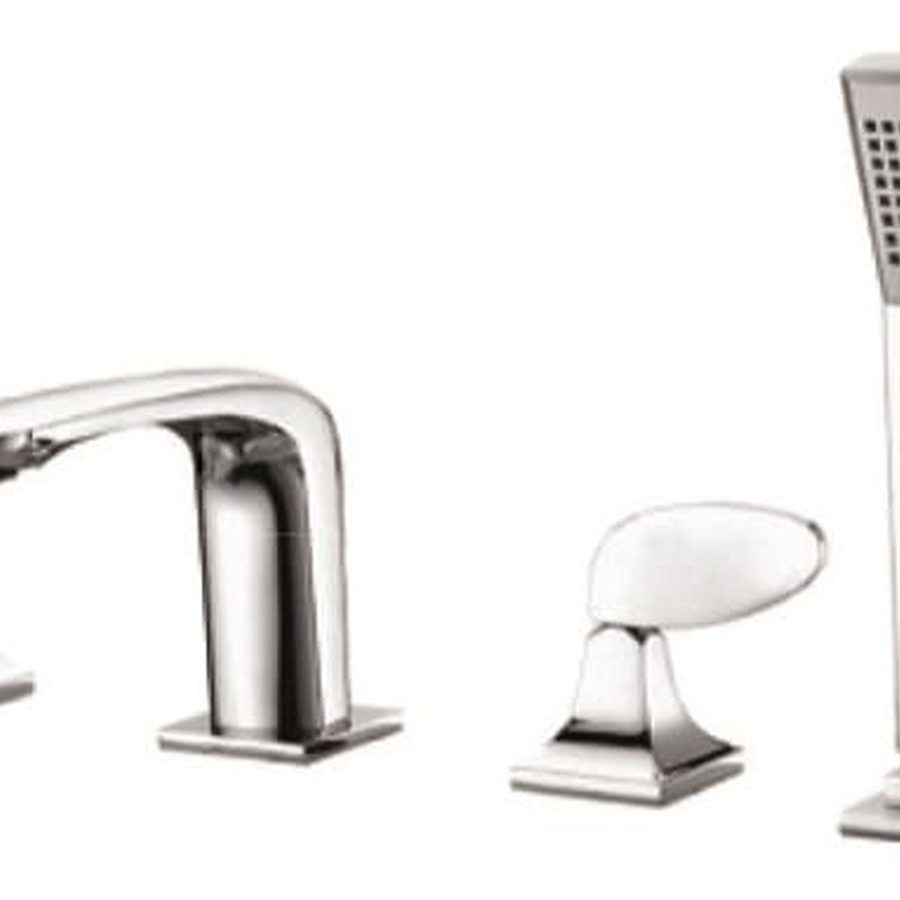 Vòi bồn tắm gắn thành bồn mạ chrome Clara CF-45359