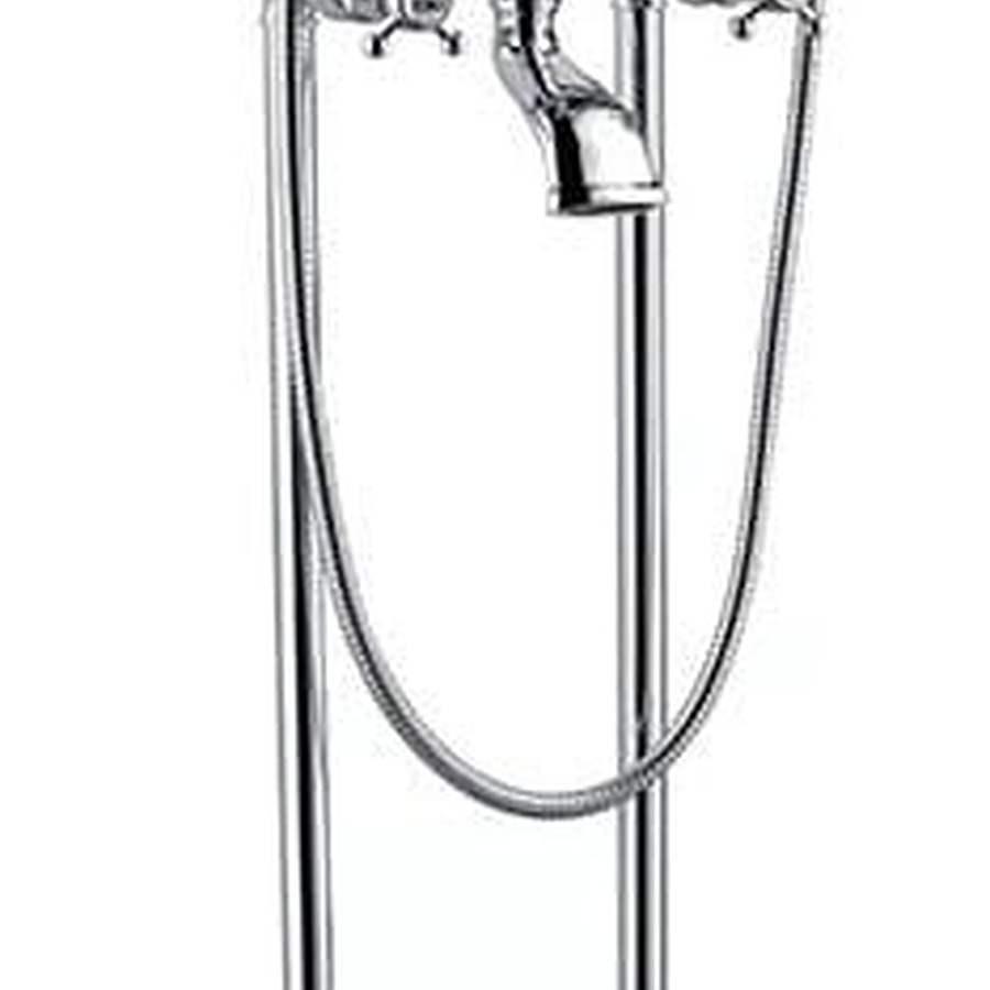 Vòi bồn tắm đặt sàn mạ chrome Clara CF-62358