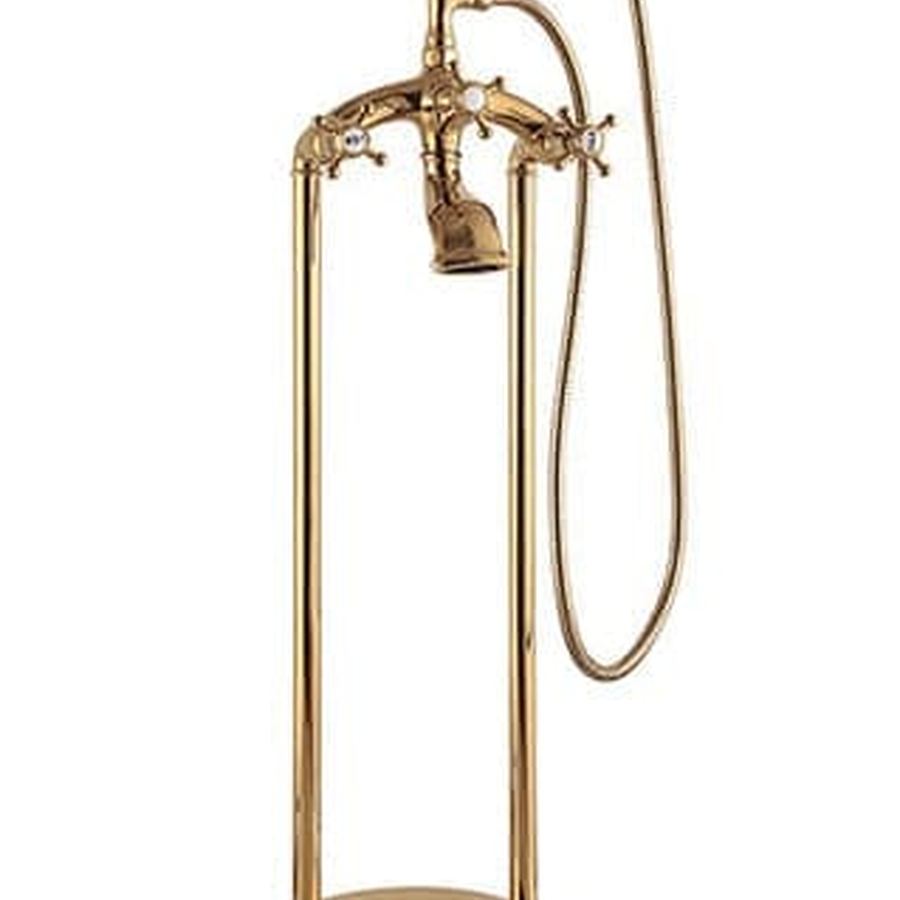 Vòi bồn tắm đặt sàn mạ vàng Clara CF-62358G