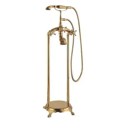 Vòi bồn tắm đặt sàn mạ vàng Clara CF-62358G