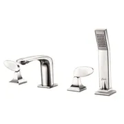 Vòi bồn tắm gắn thành bồn mạ chrome Clara CF-45359