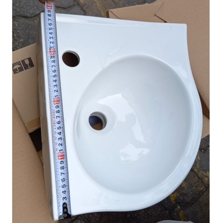 Lavabo chậu rửa mặt góc nhỏ đẹp Inax L-281V