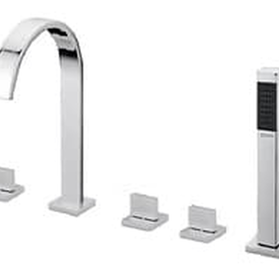 Vòi bồn tắm gắn thành bồn mạ chrome Clara CF-62359