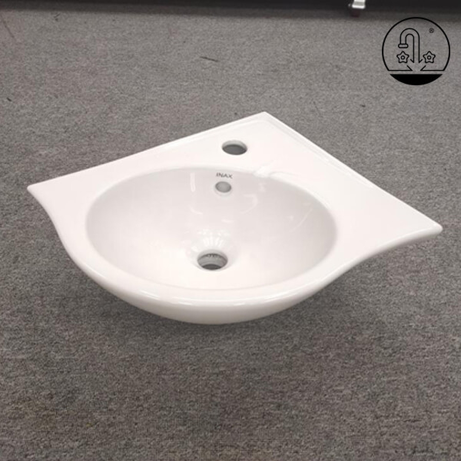 Lavabo chậu rửa mặt góc nhỏ đẹp Inax L-281V