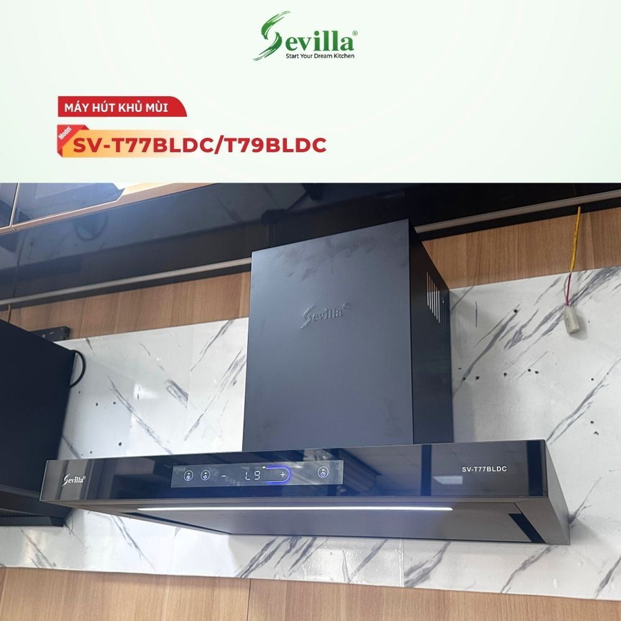 Máy hút mùi chữ T Sevilla SV-T77BLDC