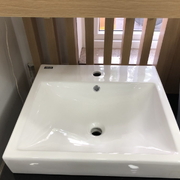 Chậu rửa mặt đặt bàn vuông 1 lỗ Inax AL-536VFC