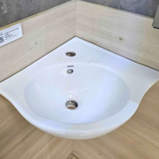 Lavabo chậu rửa mặt góc nhỏ đẹp Inax L-281V