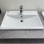 Chậu rửa mặt dương bàn đá 1 lỗ Inax AL-2397VFC