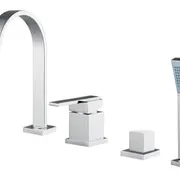 Vòi bồn tắm gắn thành bồn mạ chrome Clara CF-61359
