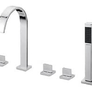 Vòi bồn tắm gắn thành bồn mạ chrome Clara CF-62359