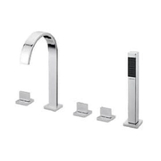 Vòi bồn tắm gắn thành bồn mạ chrome Clara CF-62359