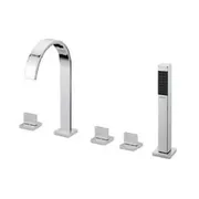 Vòi bồn tắm gắn thành bồn mạ chrome Clara CF-62359
