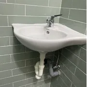 Lavabo chậu rửa mặt góc nhỏ đẹp Inax L-281V/BW1