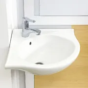 Lavabo chậu rửa mặt góc nhỏ đẹp Inax L-281V/BW1