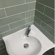Lavabo chậu rửa mặt góc nhỏ đẹp Inax L-281V/BW1