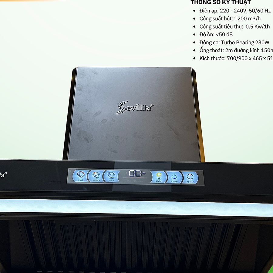 Máy hút mùi chữ T Sevilla SV-BT87