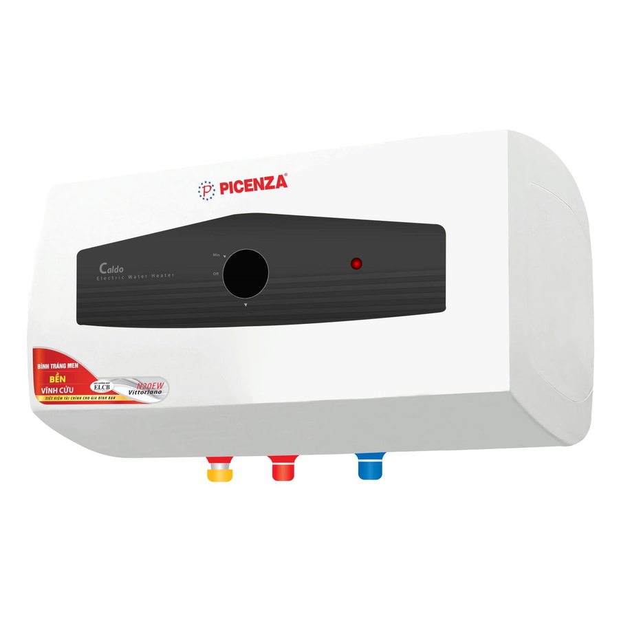 Bình nước nóng 20L nằm ngang Picenza N20EU/EW Plus