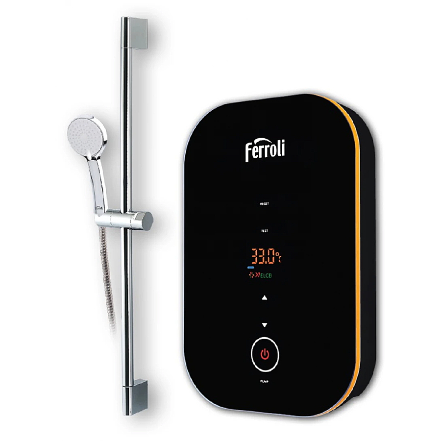 Máy Nước Nóng Ferroli Amore GDP (Trực Tiếp, Có Sen, Có Bơm Tăng Áp)