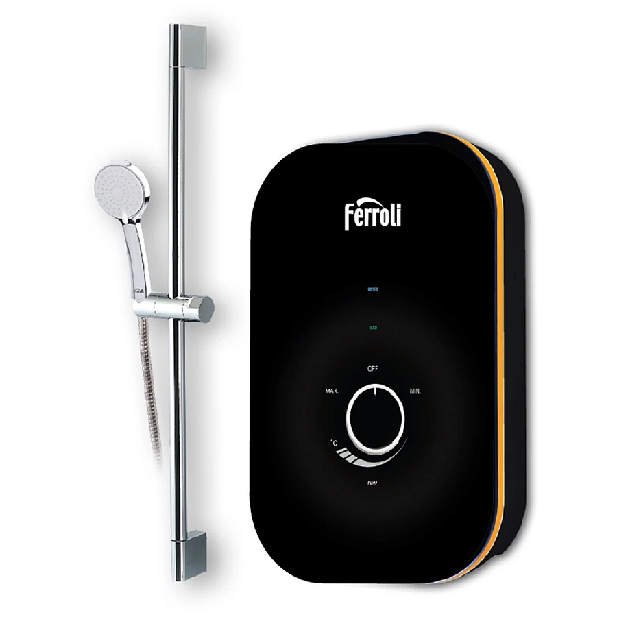 Máy Nước Nóng Ferroli Amore GSP (Trực Tiếp, Có Sen, Có Bơm Tăng Áp)