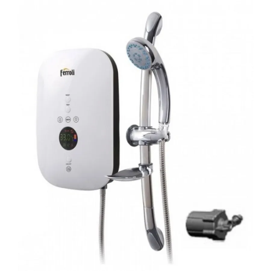 Máy Nước Nóng Ferroli DIVO SDP 4.5S (Trực Tiếp, Có Bơm, Có Sen)