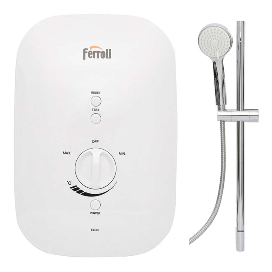 Máy Nước Nóng Ferroli DIVO SSN 4.5S (Trực Tiếp, Không Bơm, Có Sen)