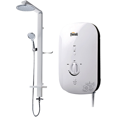 Bình Nước Nóng Ferroli DIVO SFP (Trực Tiếp, Không Sen, Có Bơm Tăng Áp)