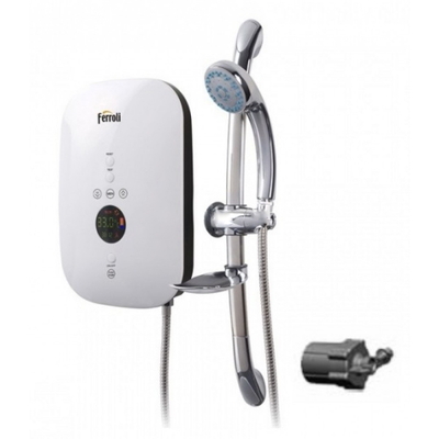 Máy Nước Nóng Ferroli DIVO SDP 4.5S (Trực Tiếp, Có Bơm, Có Sen)