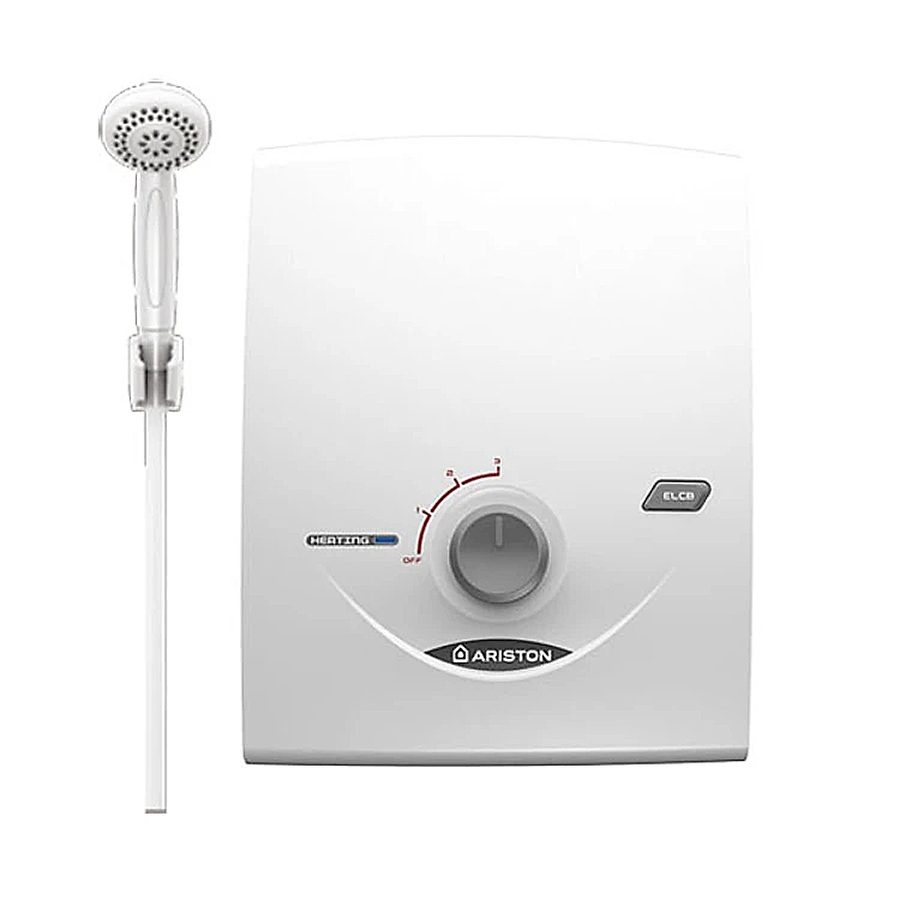 Bình Nóng Lạnh Trực Tiếp Ariston SB35PE-VN (Có sen, Có bơm tăng áp)