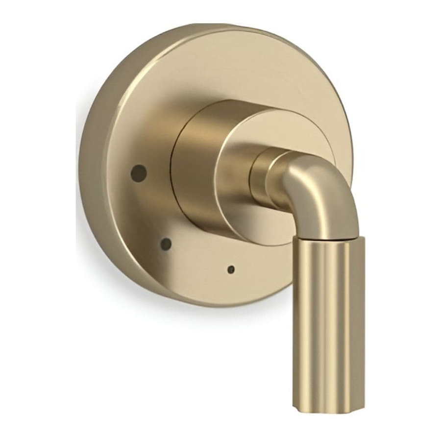 Mặt nạ điều chỉnh lưu lượng sen tắm màu vàng Kallista P32416-LV-BAF