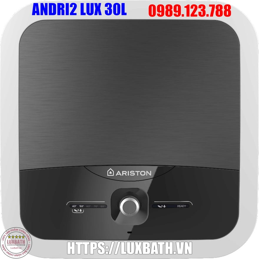 Bình Nóng Lạnh Ariston Andris 30 Lux 30 Lít Vuông