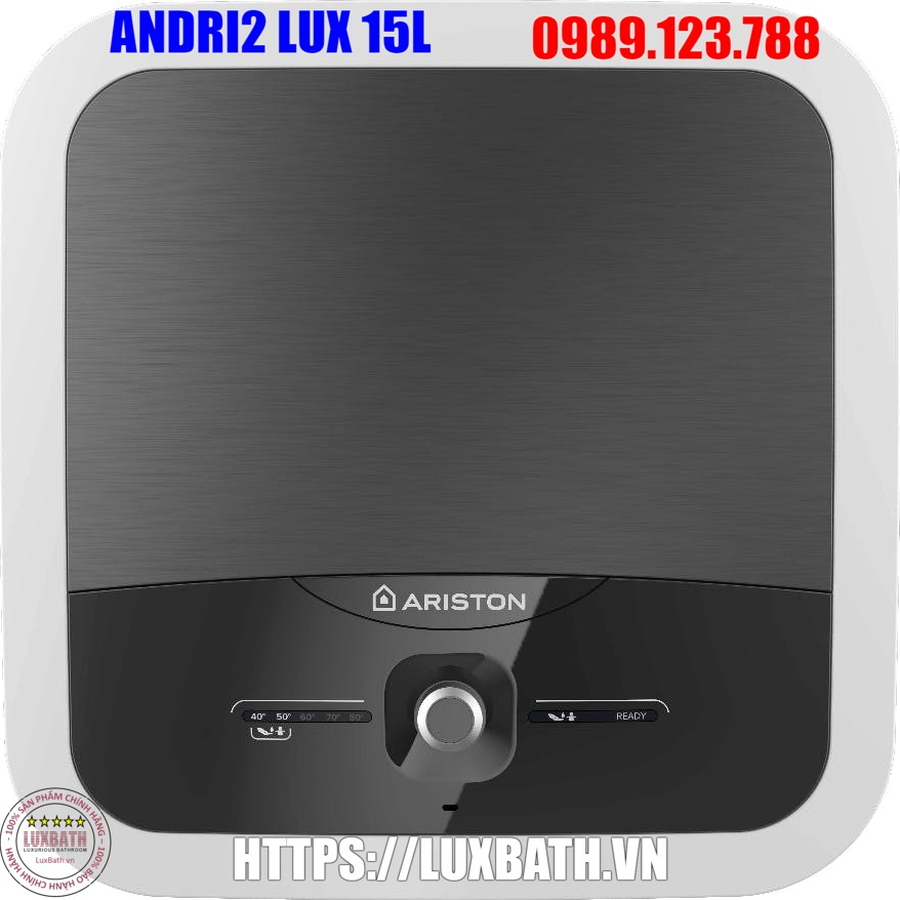 Bình Nóng Lạnh Ariston Andris2 15 Lux 15 Lít Vuông