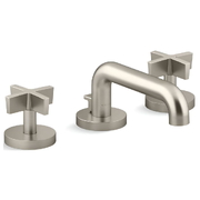 Vòi chậu rửa mặt 3 chân cổ thấp màu nickel Kallista P32444-CR-BN