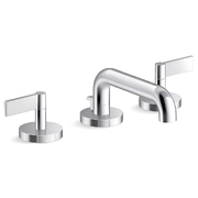 Vòi chậu rửa mặt 3 chân cổ thấp màu chrome Kallista P32444-LV-CP