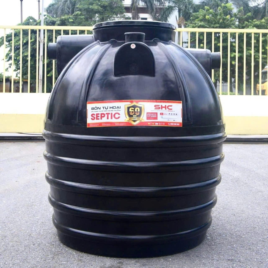 Bể Phốt Tự Hoại Septic Sơn Hà Xanh 1500L Đứng SHC 1500SE Đ