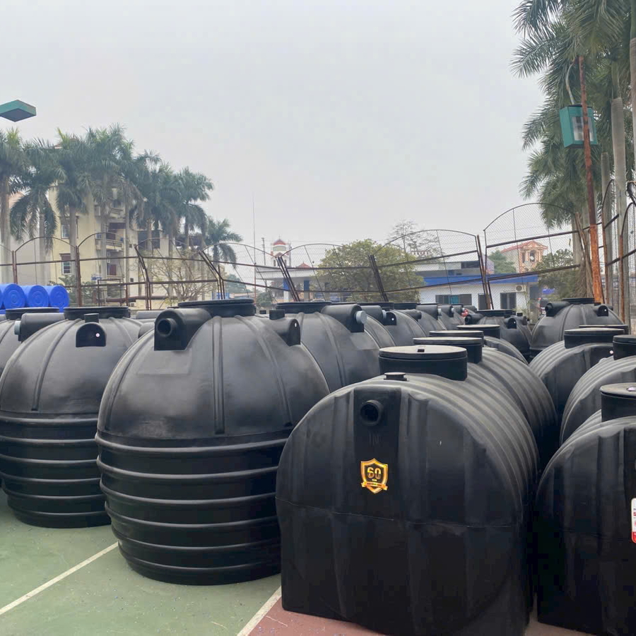 Bể Phốt Tự Hoại Septic Sơn Hà Xanh 2000L Đứng SHC 2000SE Đ