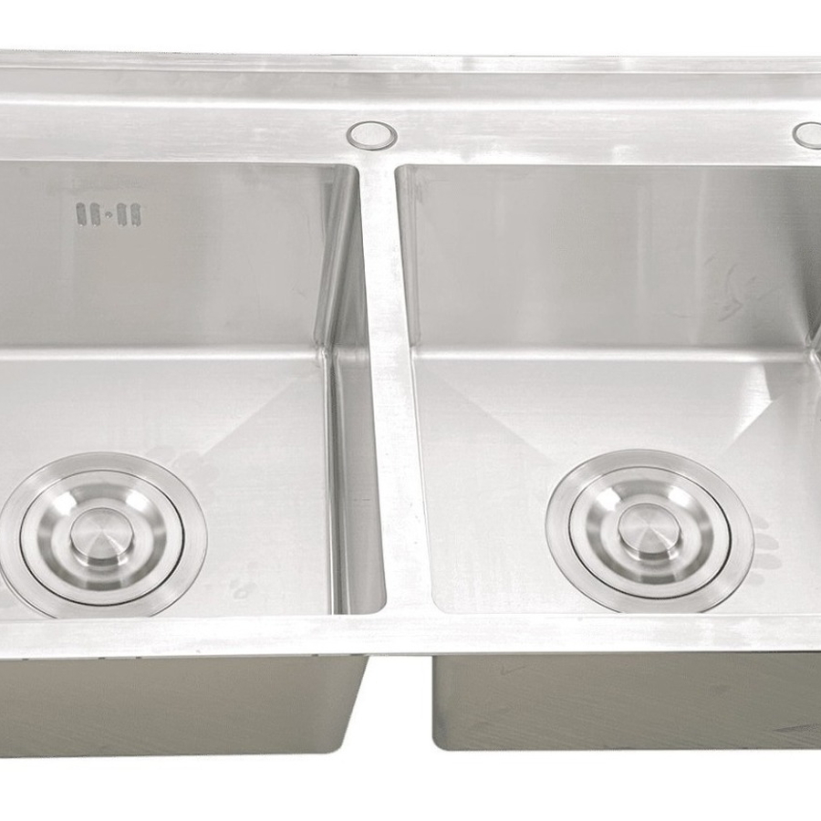 Chậu Rửa Bát 2 Hố Sơn Hà Xanh SHG 8350S