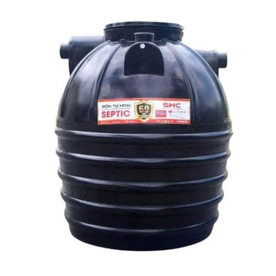 Bể Phốt Tự Hoại Septic Sơn Hà Xanh 2500L Đứng SHC 2500SE Đ
