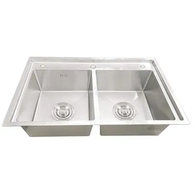 Chậu Rửa Bát 2 Hố Sơn Hà Xanh SHG8350S