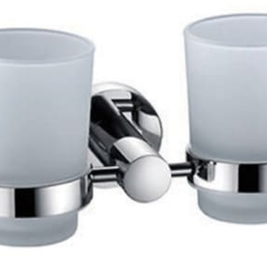 Giá đựng cốc đánh răng mạ chrome Clara CA08-5