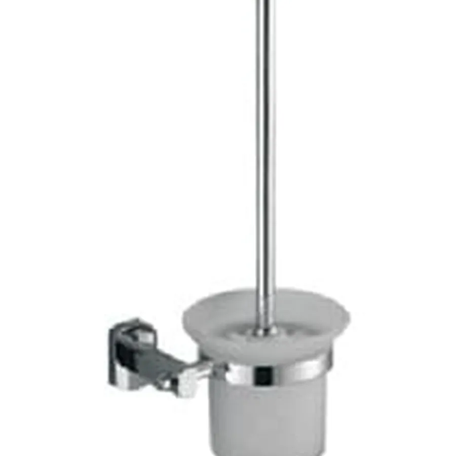 Giá đỡ và chổi cọ bồn vệ sinh mạ chrome Clara 52113