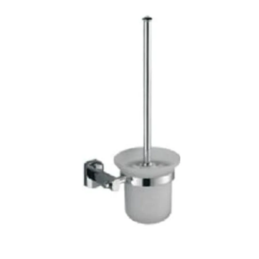 Giá đỡ và chổi cọ bồn vệ sinh mạ chrome Clara 52113
