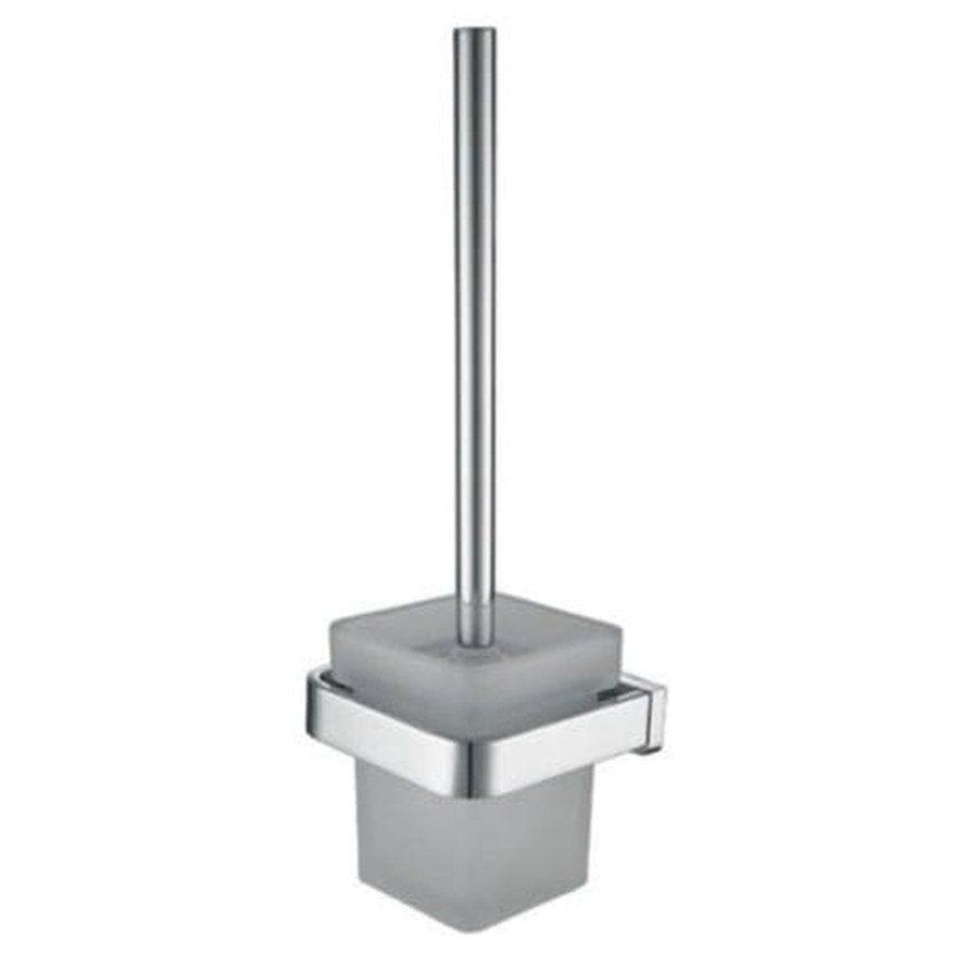 Giá đỡ và chổi cọ bồn vệ sinh mạ chrome Clara CA10-6